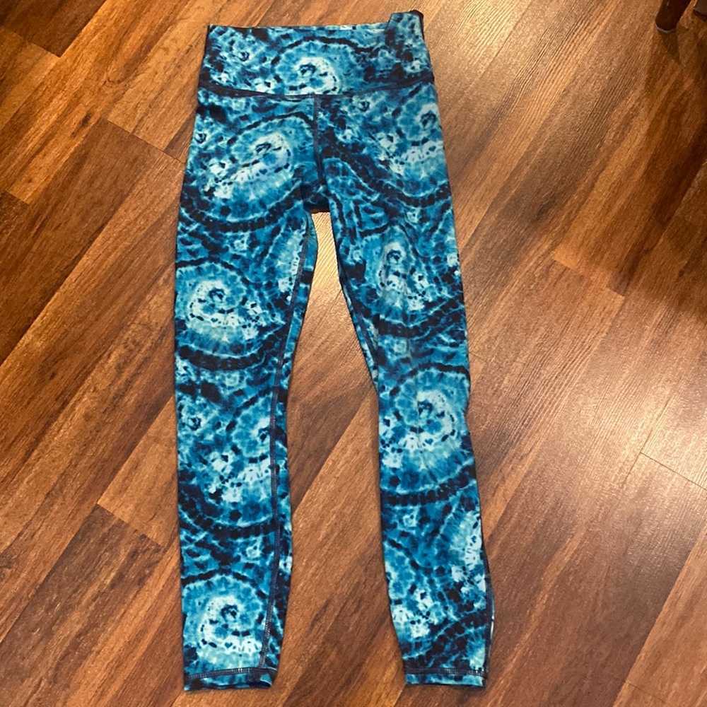 The Aqua Blue Dye Legging